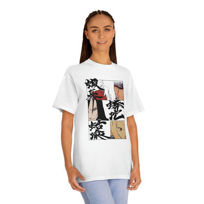 White Naruto Anime T-shirt Unisex Classic Tee