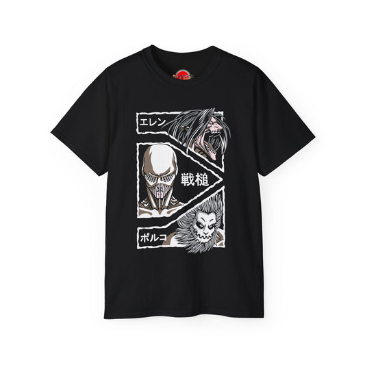 Regular Fit Graphic Tees | Attack on Titans Tee | Japanese Anime World