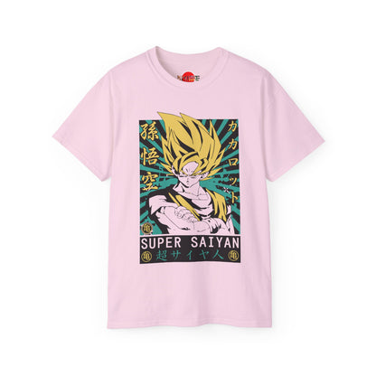 Super Saiyan DRAGON BALL New Anime Manga Style T-shirt Unisex Ultra Cotton Tee