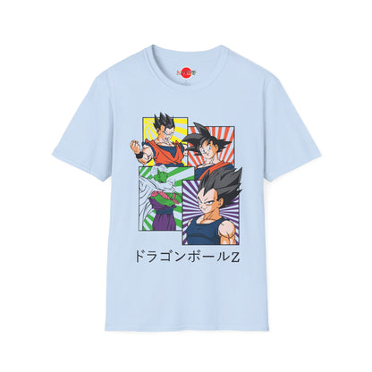 DRAGON BALL Team New Anime Manga Style T-shirt Unisex Softstyle T-Shirt