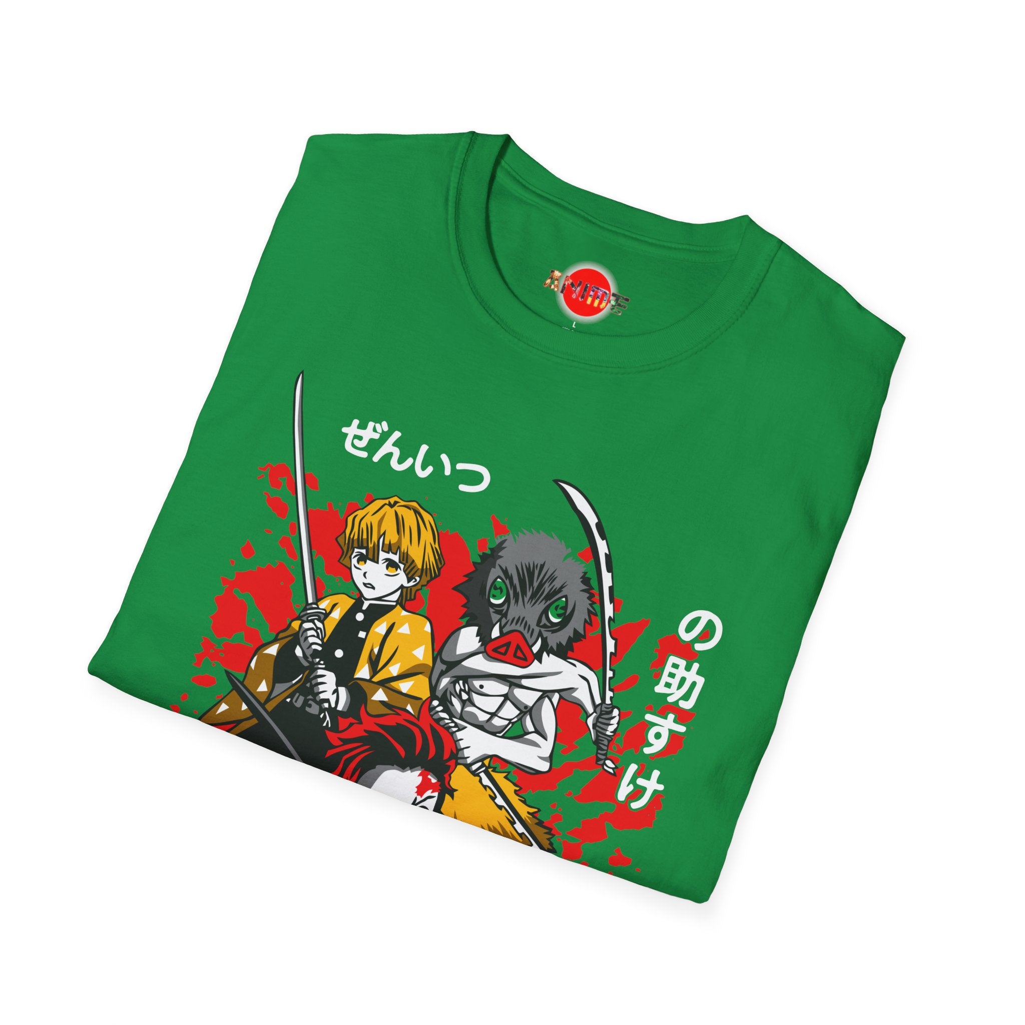 Unisex Graphic Tees | Anime Pattern T-Shirt | Japanese Anime World